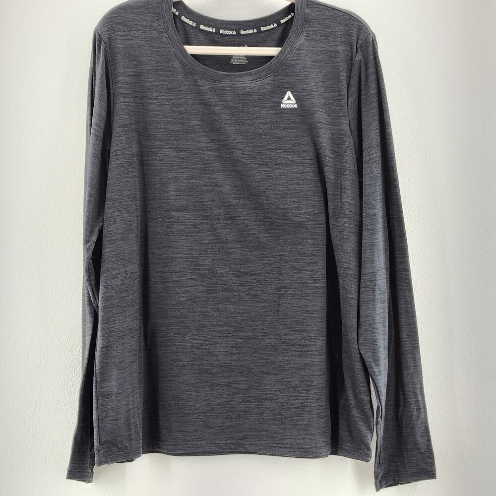 Reebok Black Long Sleeve Performance Top Size XXL